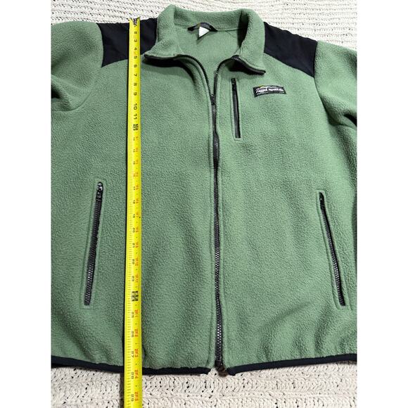 Ragged Mountain USA Pullover Fleece Full Zip Men's Size XL Green Performance - Picture 3 of 8